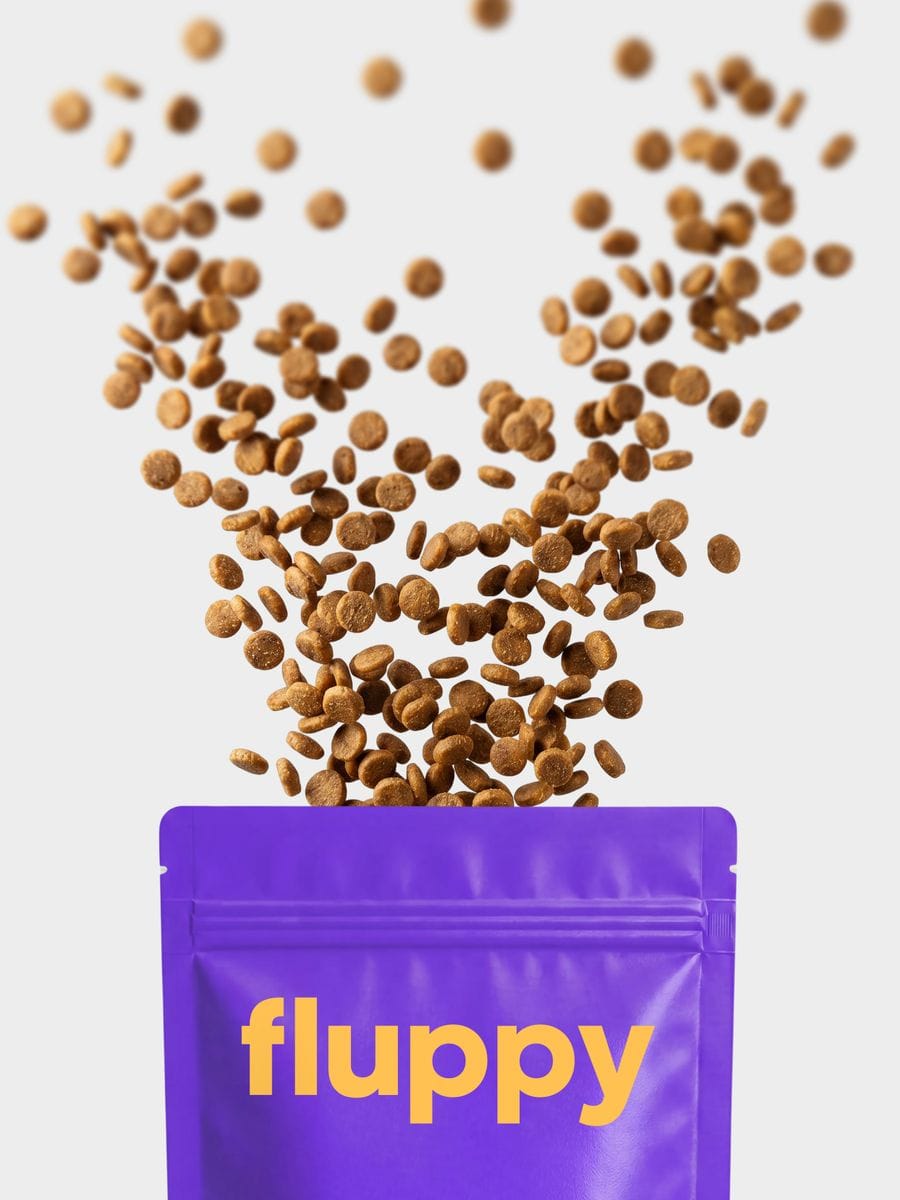 Полнорационный сухой корм для кошек Fluppy с индейкой